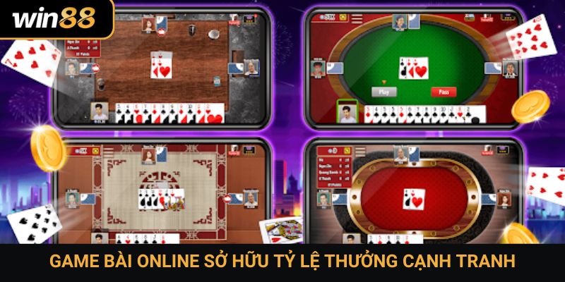 Game bài online sở hữu tỷ lệ thưởng cạnh tranh